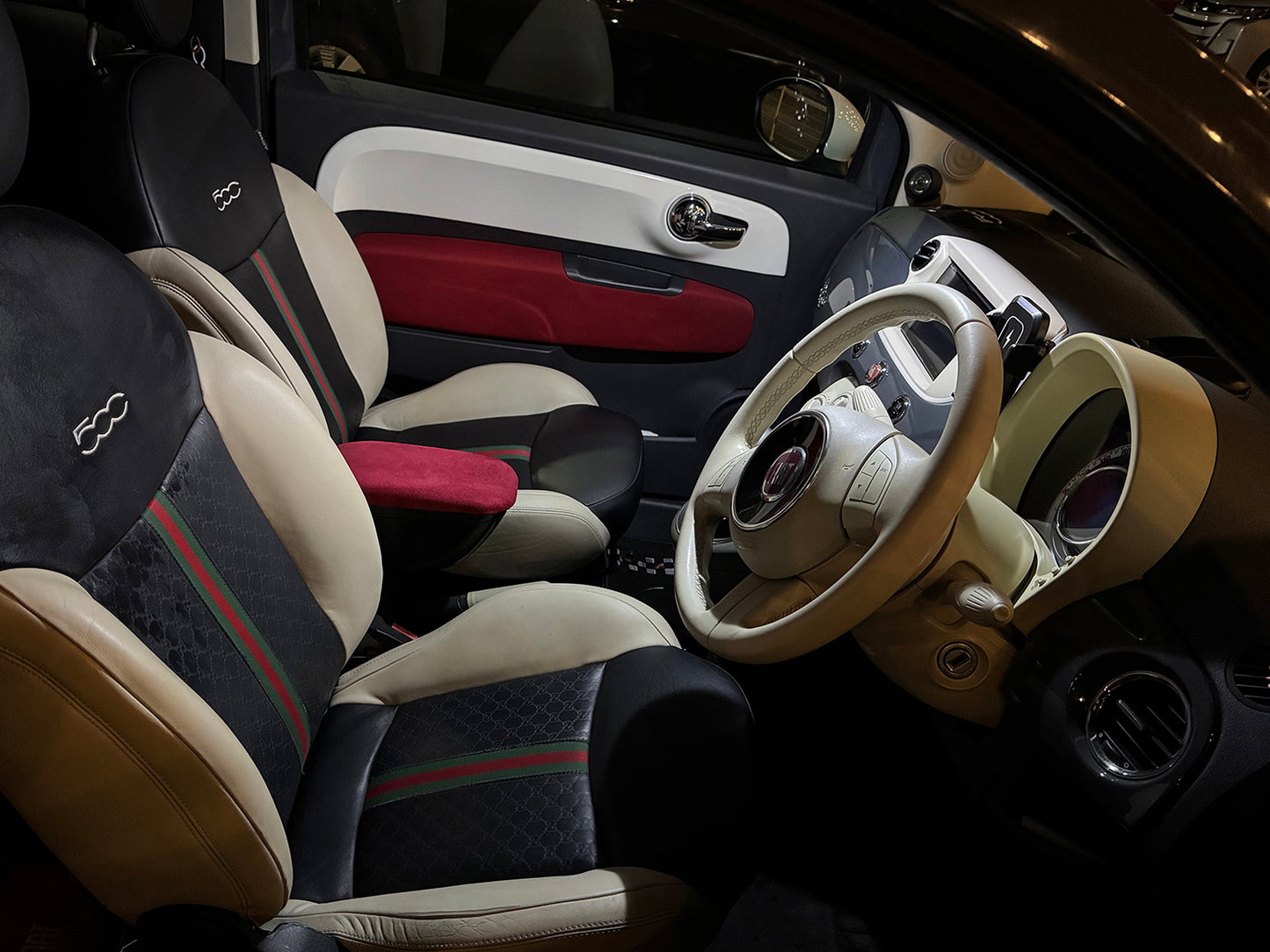 FIAT500 ABARTH500 ドアパネルプレート カラードタイプ