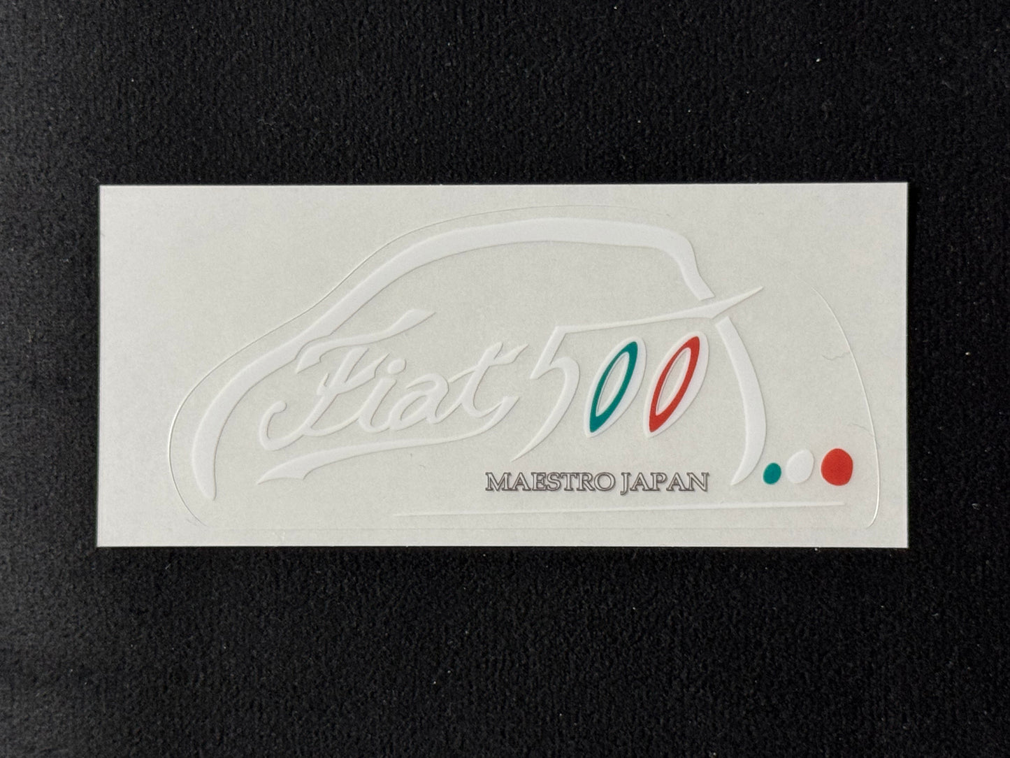 ロゴステッカー FIAT500デザイン