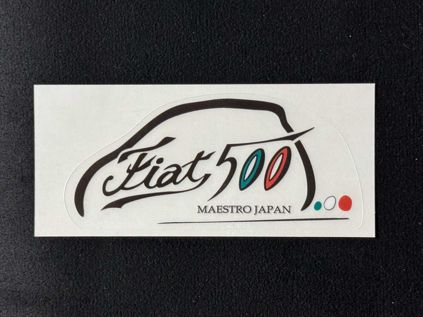 ロゴステッカー FIAT500デザイン