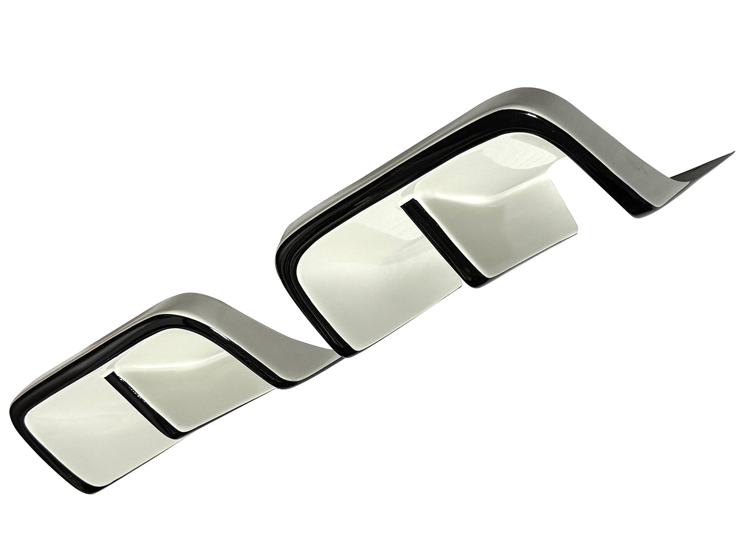 ABARTH500 リアディフューザー用セパレートL/Rフィンパネルセット シリーズ4~