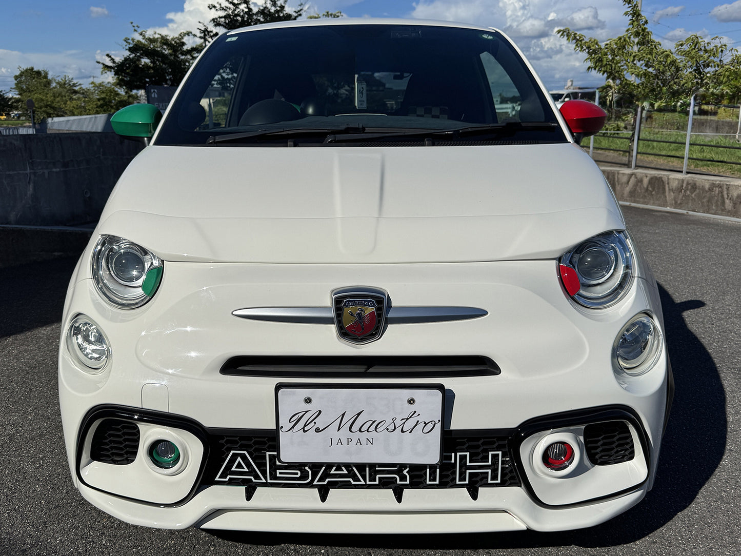 ABARTH500 フォグランプガーニッシュ シリーズ4~