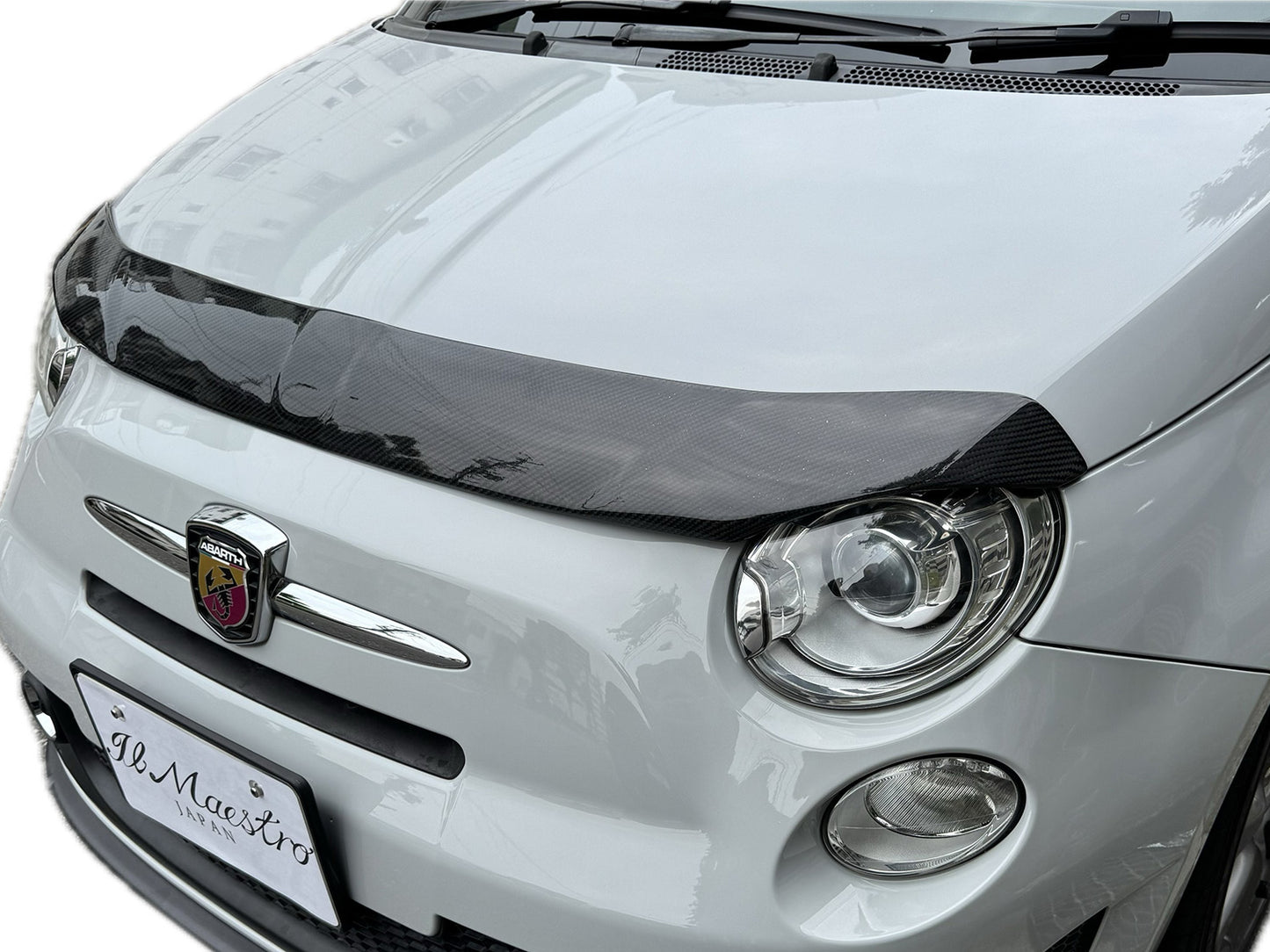 FIAT500 ABARTH500 ボンネットノーズガーニッシュ 全シリーズ