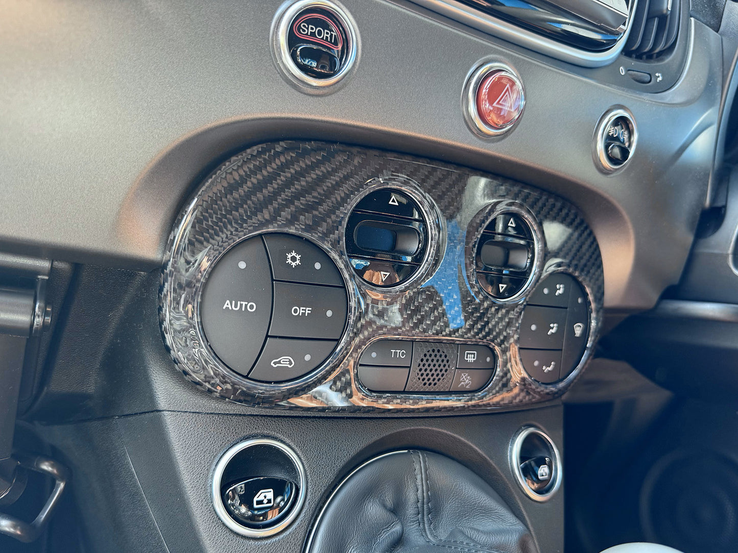 FIAT500 ABARTH500 エアコンコントロールパネル 全シリーズ