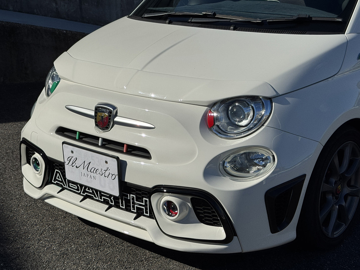 FIAT500 ABARTH500 ボンネットノーズガーニッシュ 全シリーズ