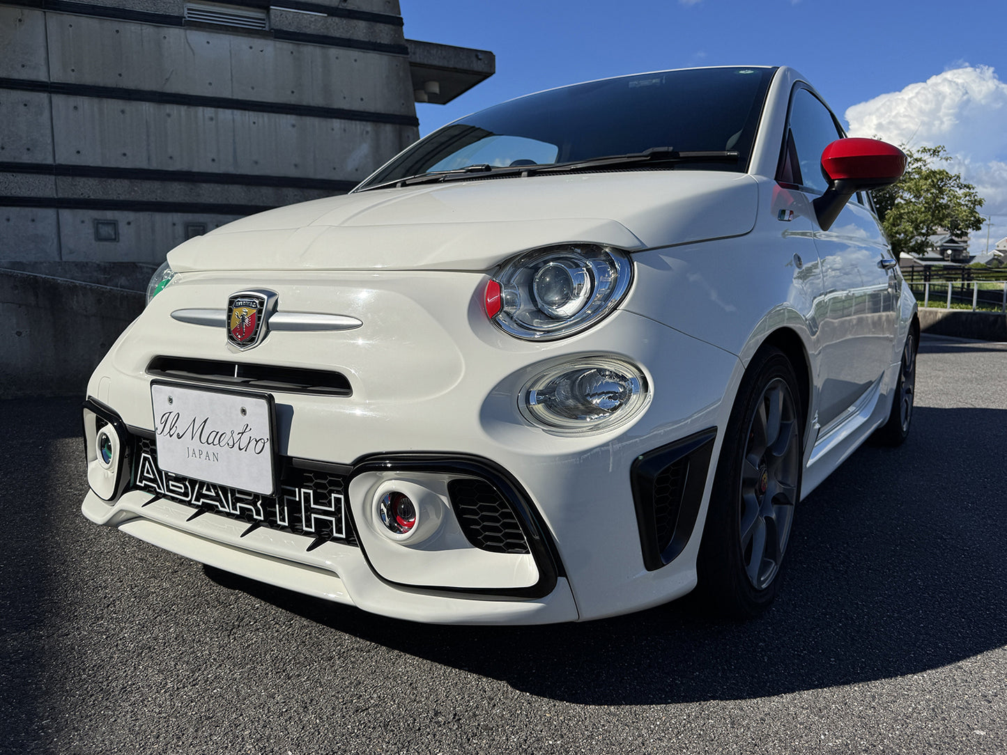 FIAT500 ABARTH500 ボンネットノーズガーニッシュ 全シリーズ