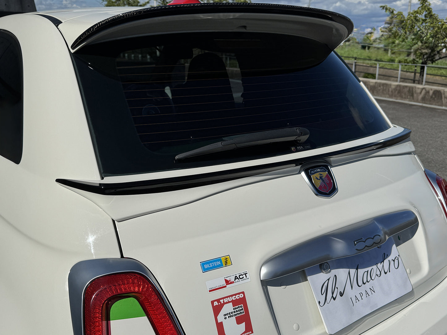FIAT500 ABARTH500 リアゲートスポイラー 全シリーズ