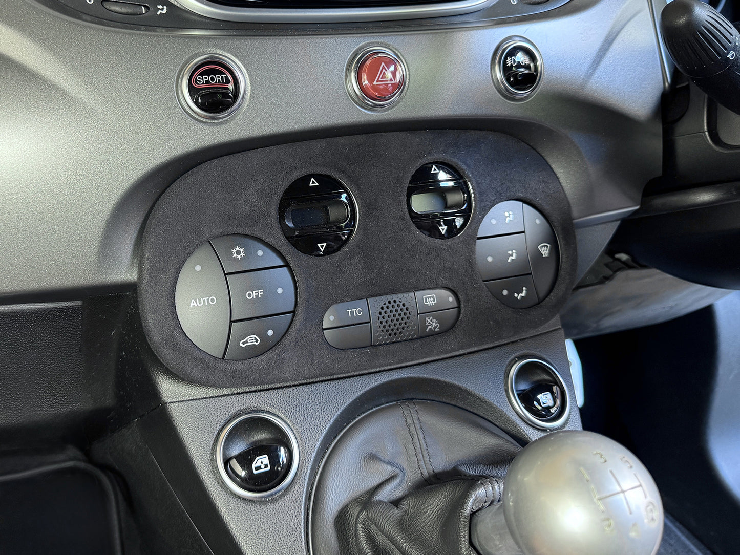 FIAT500 ABARTH500 エアコンコントロールパネル 全シリーズ
