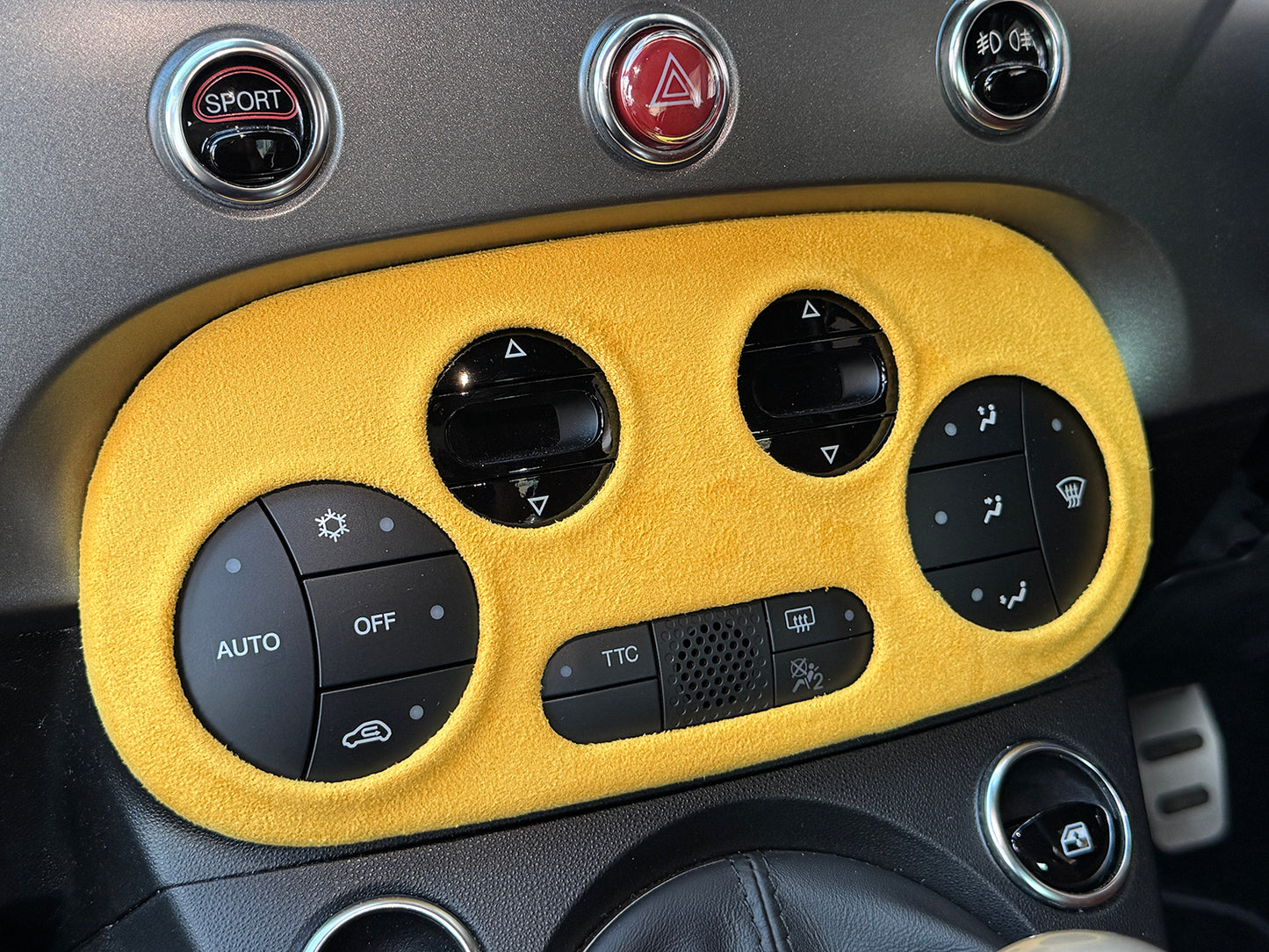 FIAT500 ABARTH500 エアコンコントロールパネル 全シリーズ