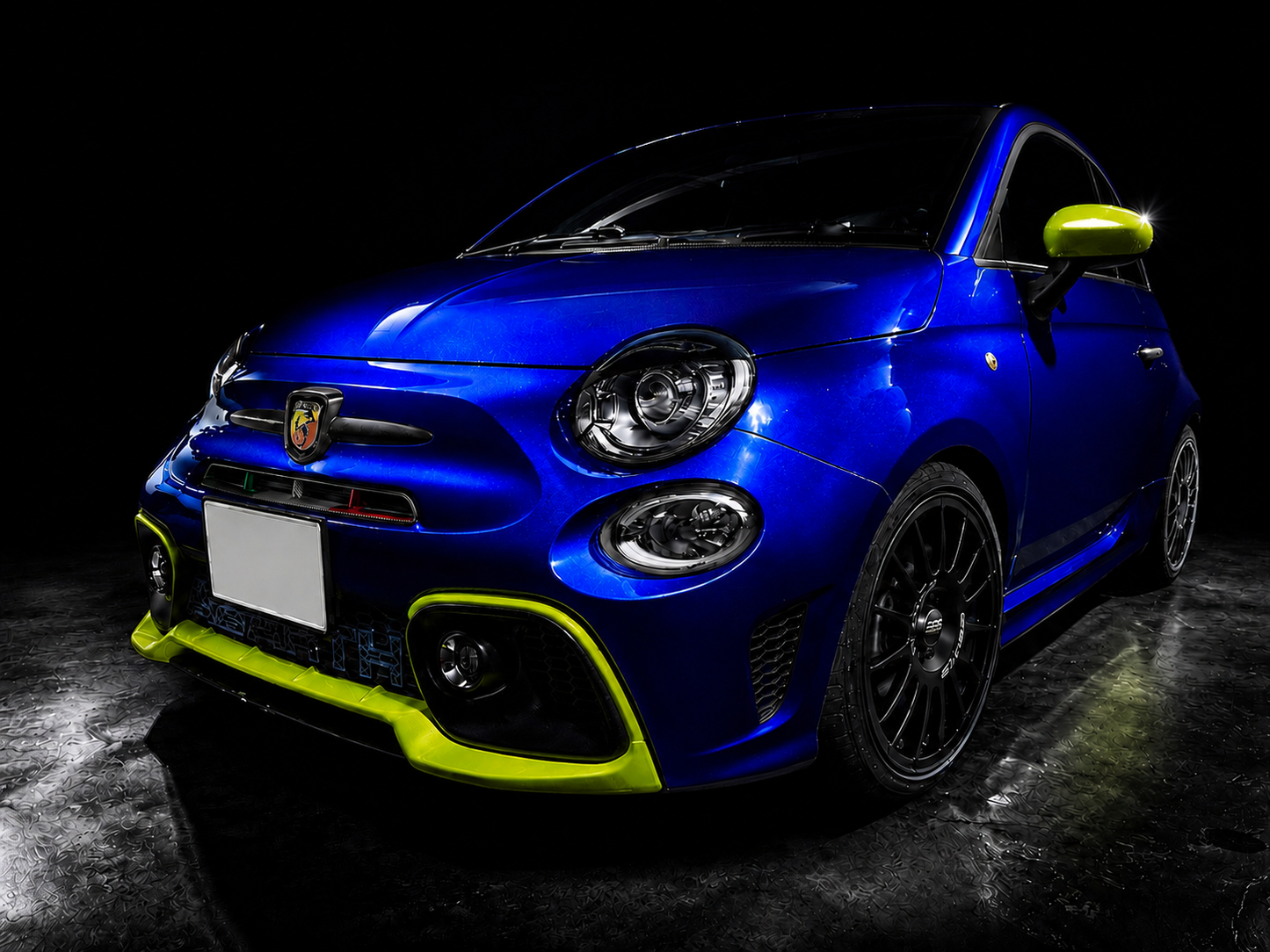 ABARTH500 フロントバンパーガーニッシュ　シリーズ4～