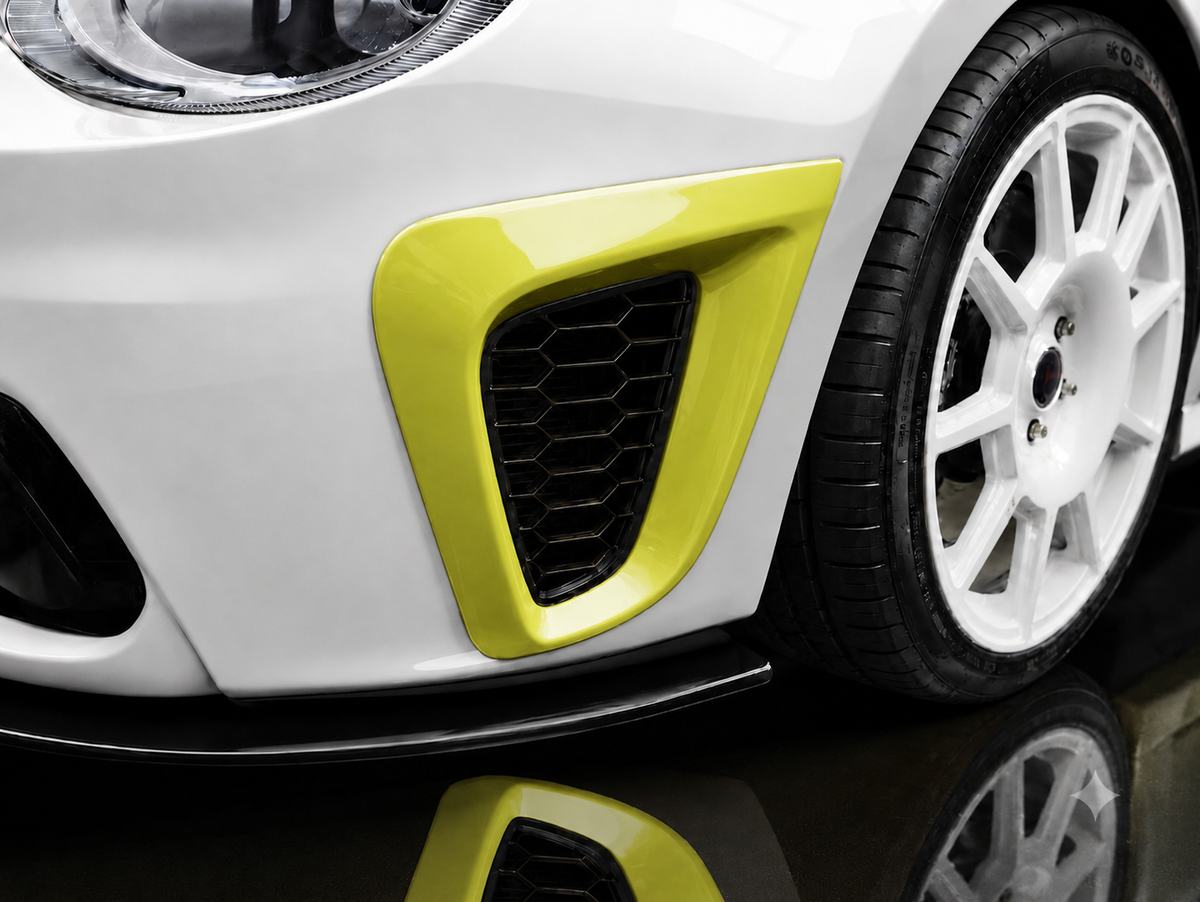 ABARTH500 サイドインタークーラーダクト　シリーズ4～