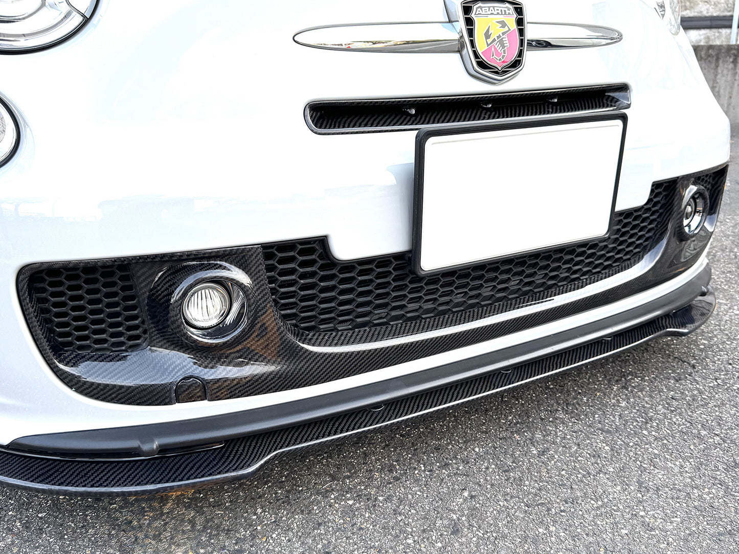 ABARTH500　フロントバンパーガーニッシュ　シリーズ3