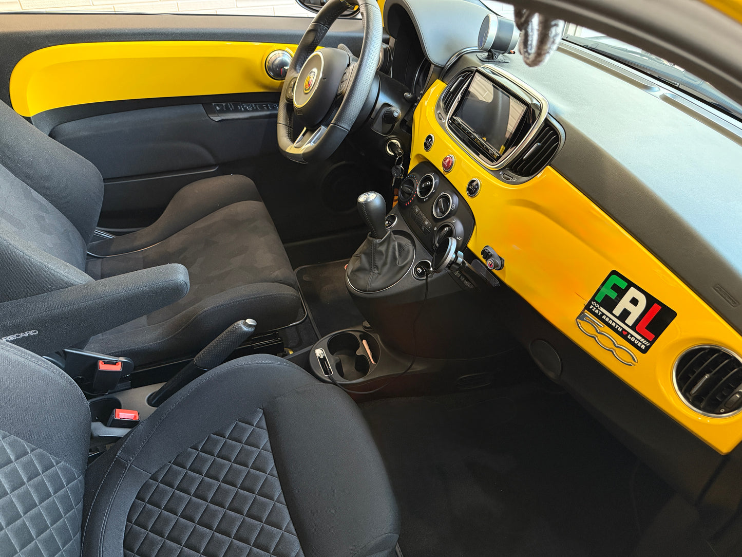 FIAT500　ABARTH500　            ドアパネルプレート　