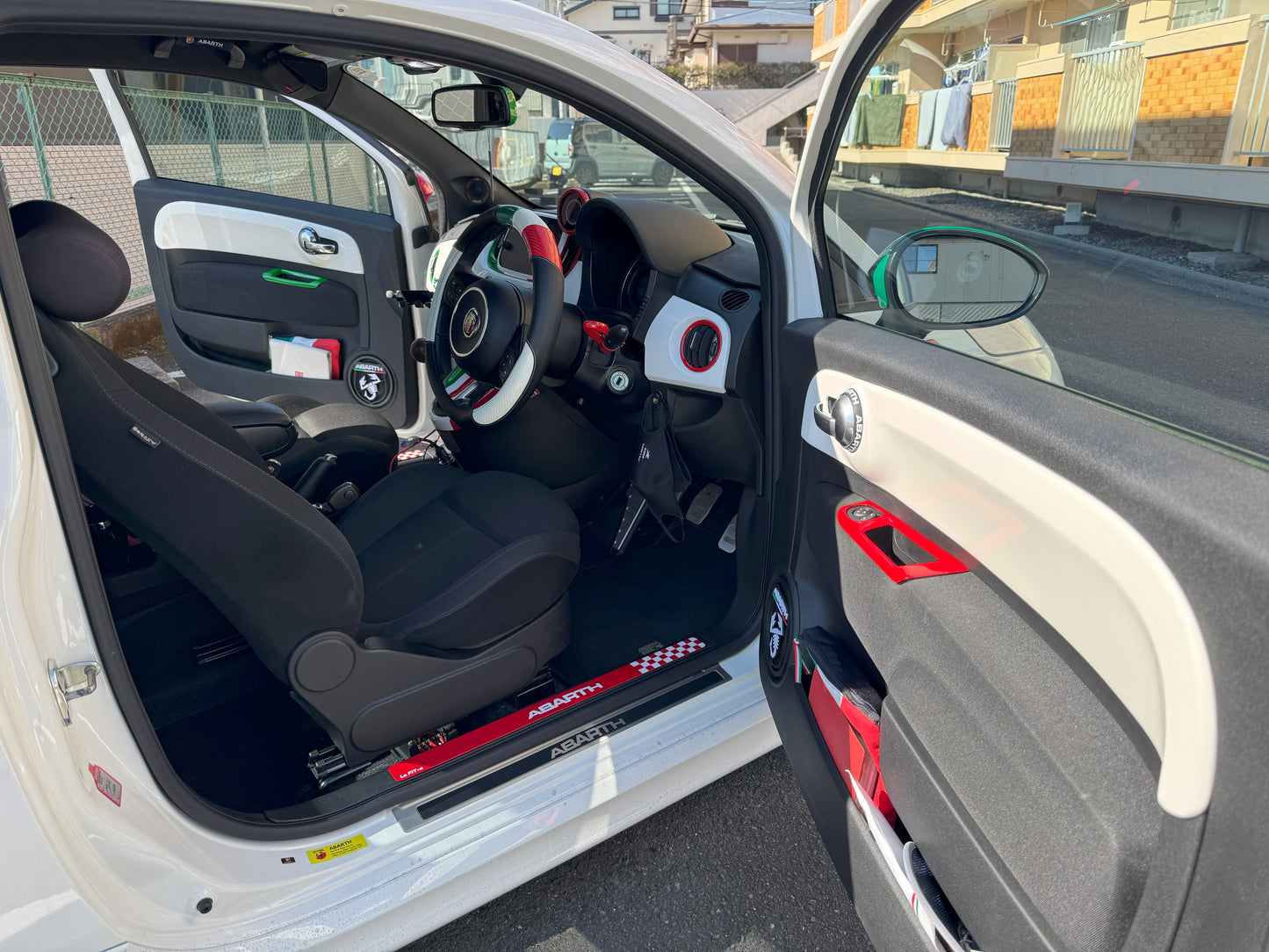 FIAT500　ABARTH500　            ドアパネルプレート　