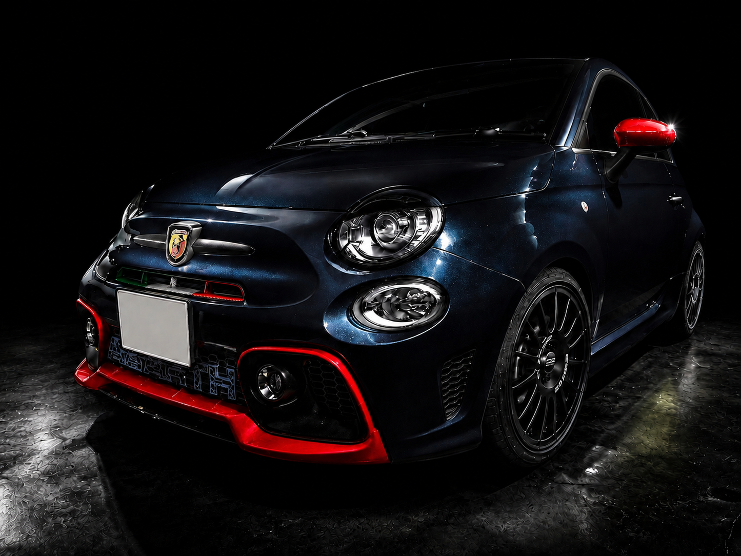 ABARTH500 フロントバンパーガーニッシュ　シリーズ4～