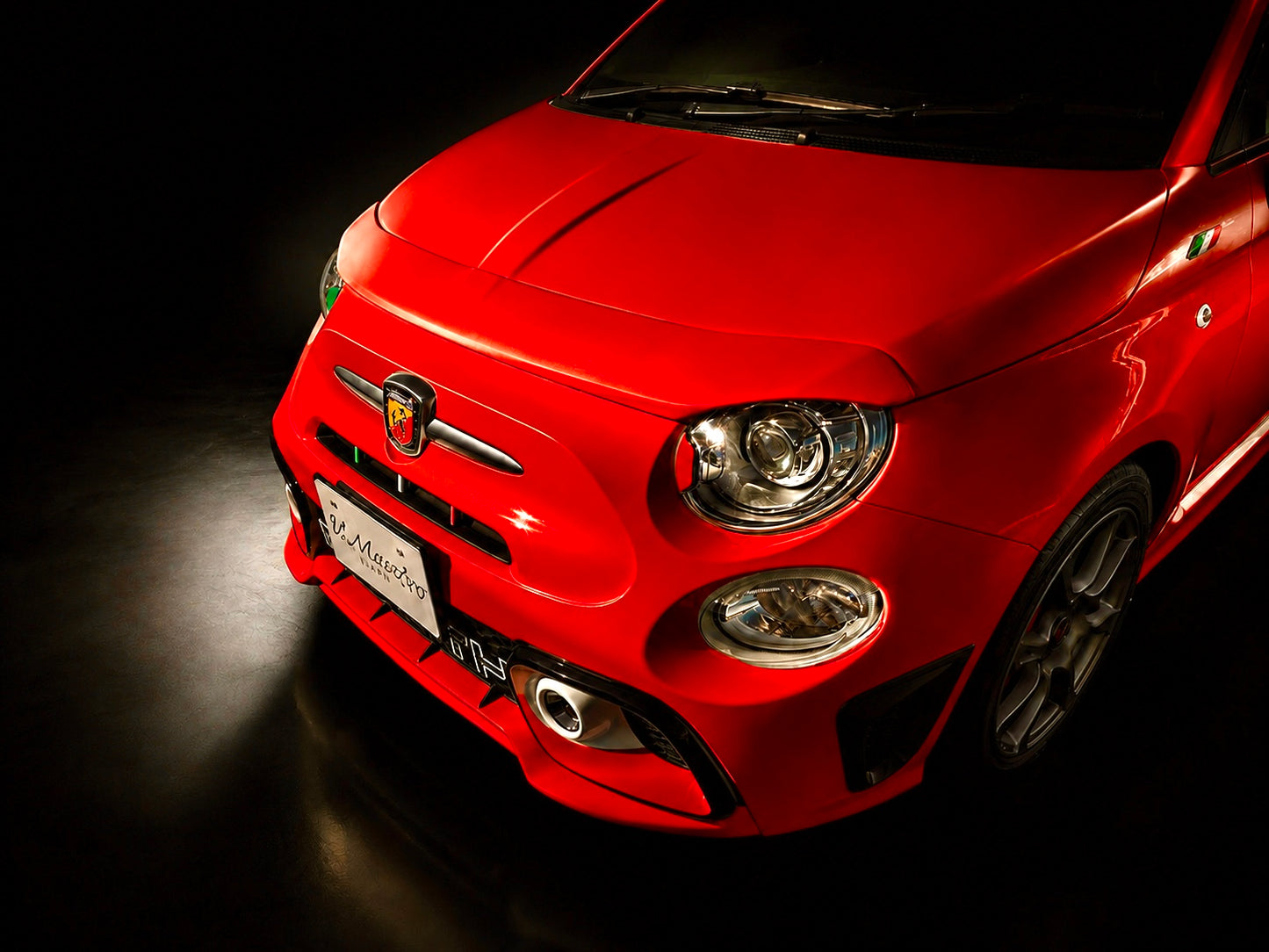 FIAT500　ABARTH500　ボンネットノーズガーニッシュ　全シリーズ