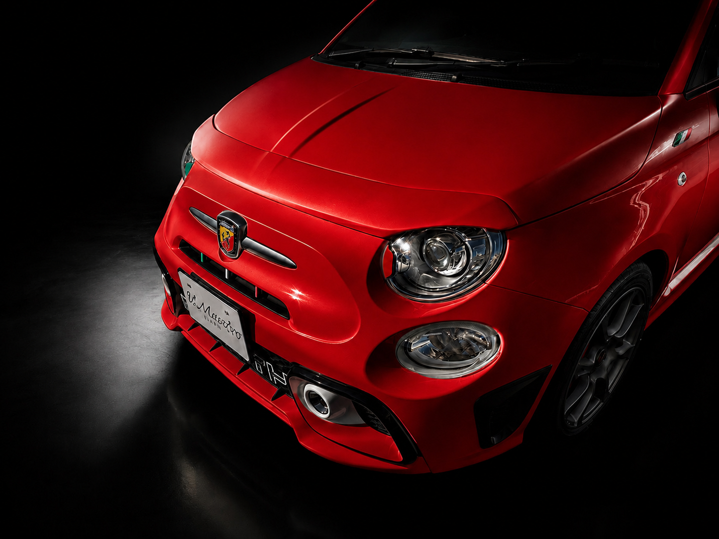 FIAT500　ABARTH500　ボンネットノーズガーニッシュ　全シリーズ