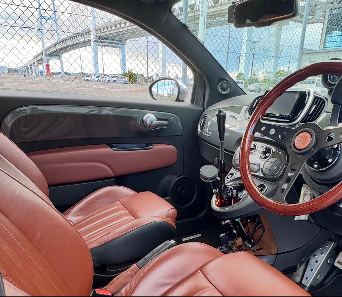 FIAT500　ABARTH500　            ドアパネルプレート　