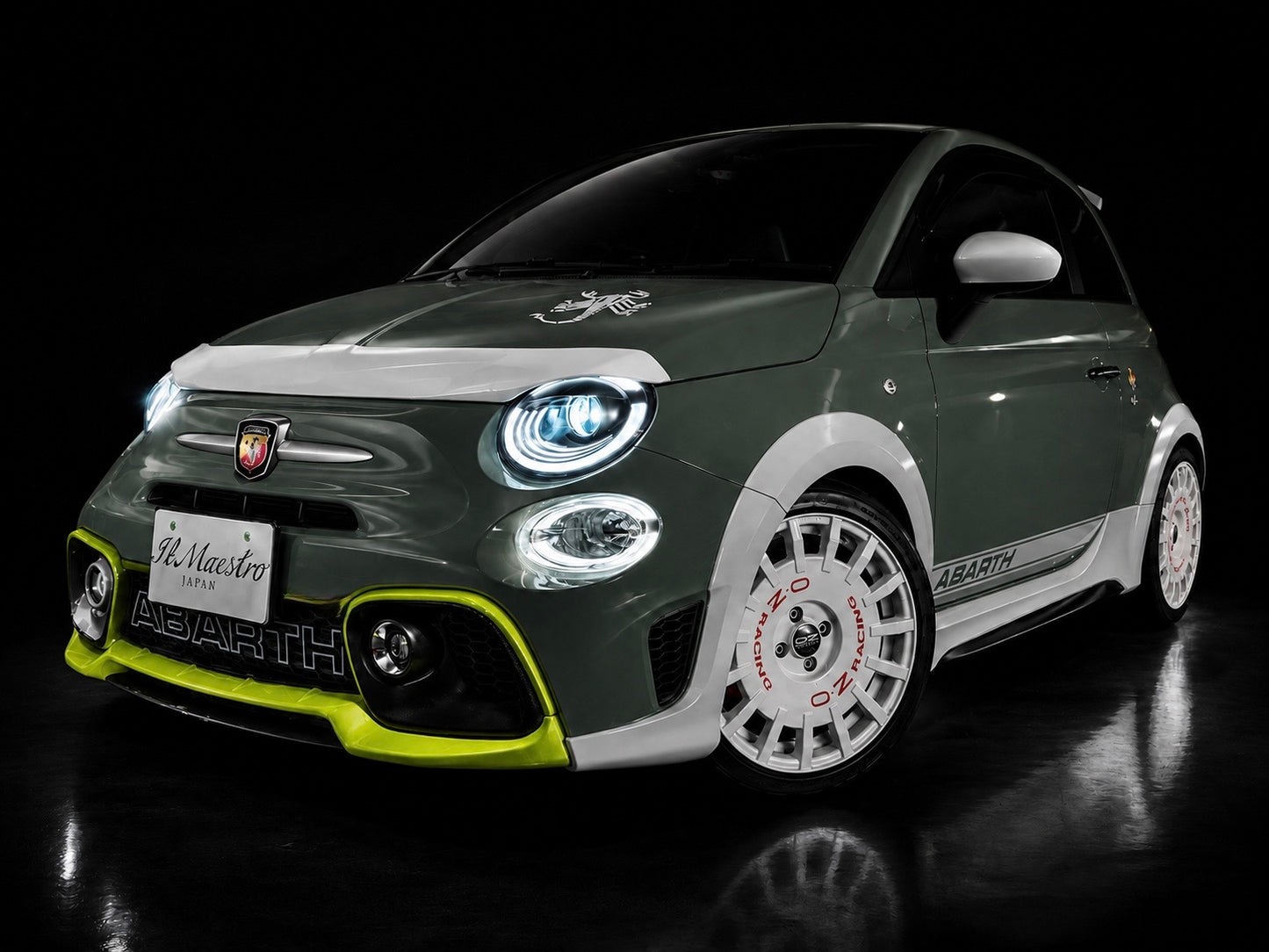 ABARTH500 フロントバンパーガーニッシュ　シリーズ4～