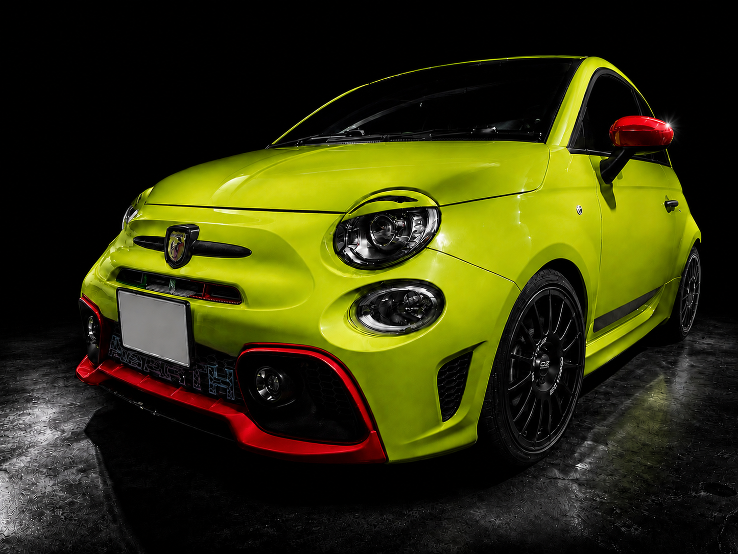 ABARTH500 フロントバンパーガーニッシュ　シリーズ4～