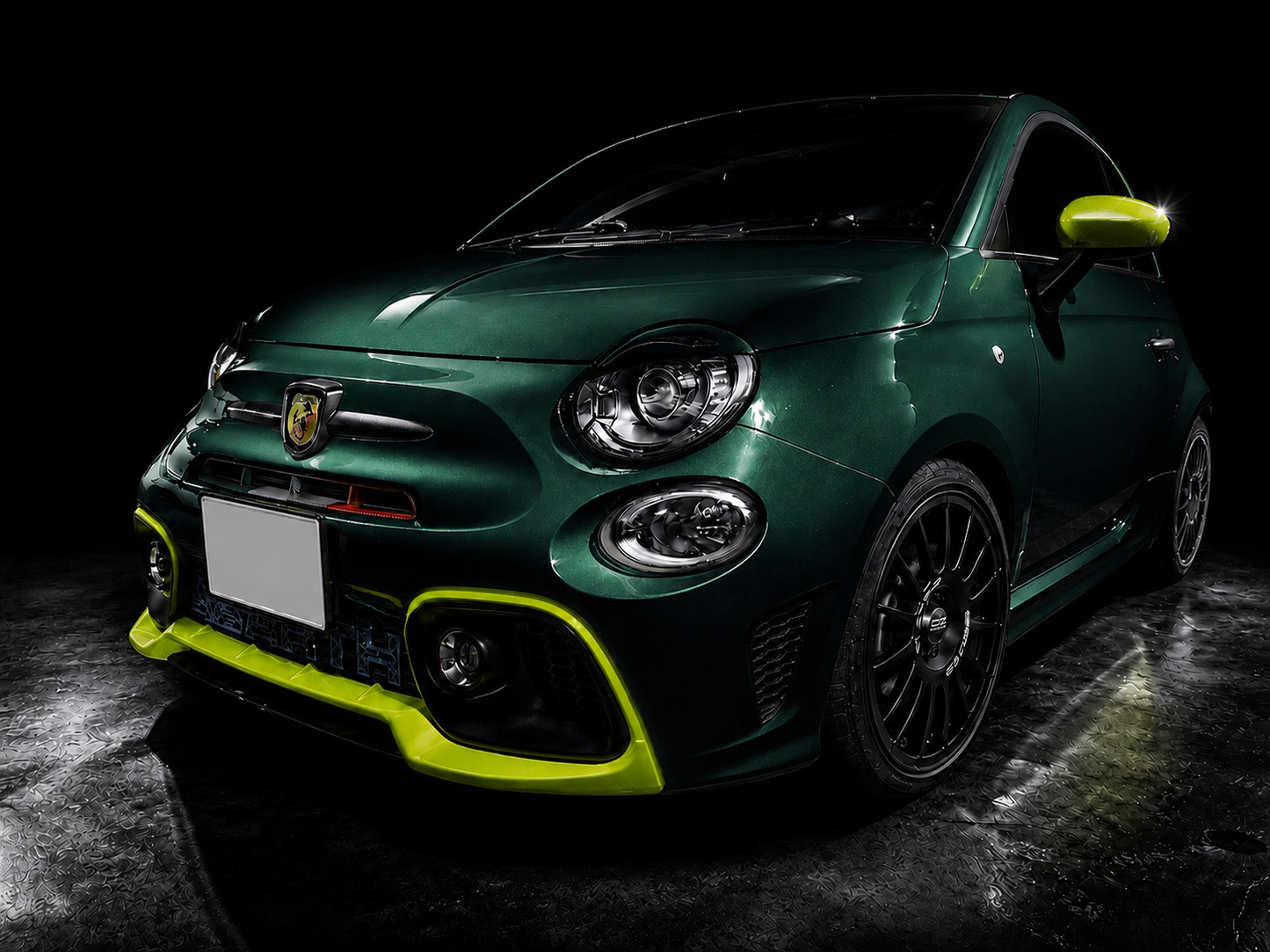 ABARTH500 フロントバンパーガーニッシュ　シリーズ4～