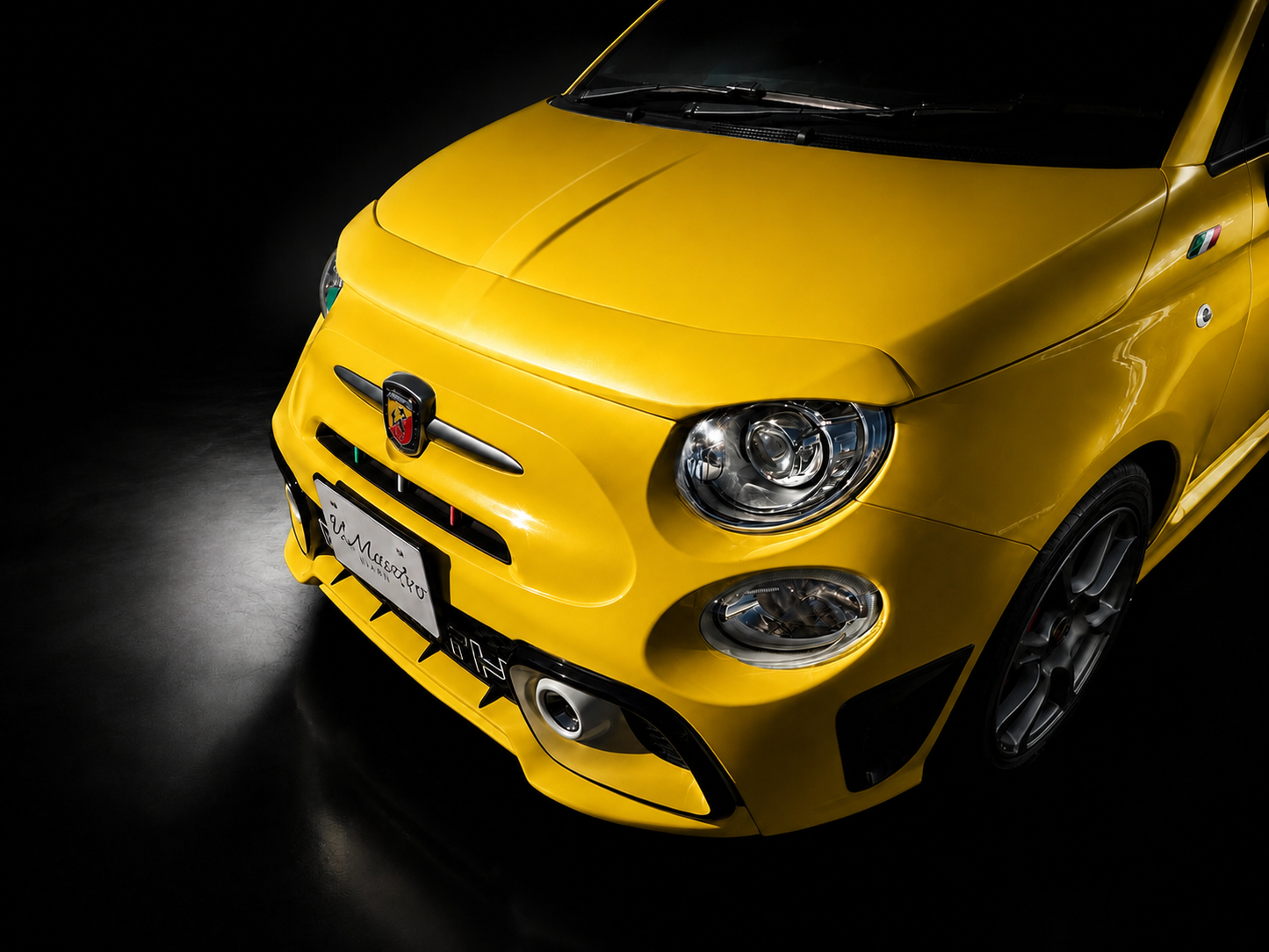 FIAT500　ABARTH500　ボンネットノーズガーニッシュ　全シリーズ