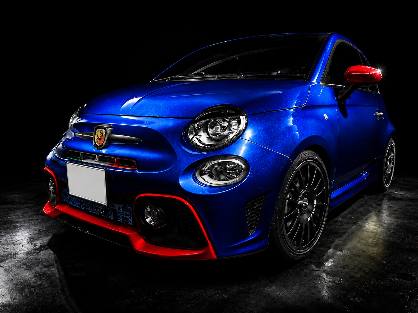 ABARTH500 フロントバンパーガーニッシュ　シリーズ4～