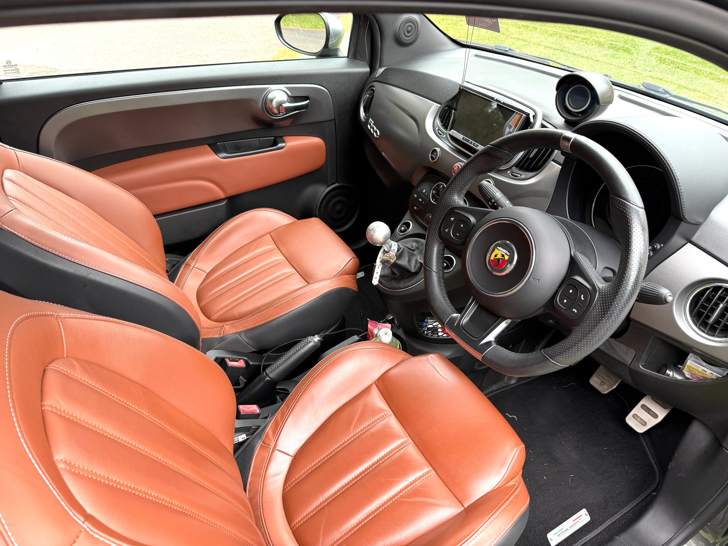 FIAT500　ABARTH500　            ドアパネルプレート　