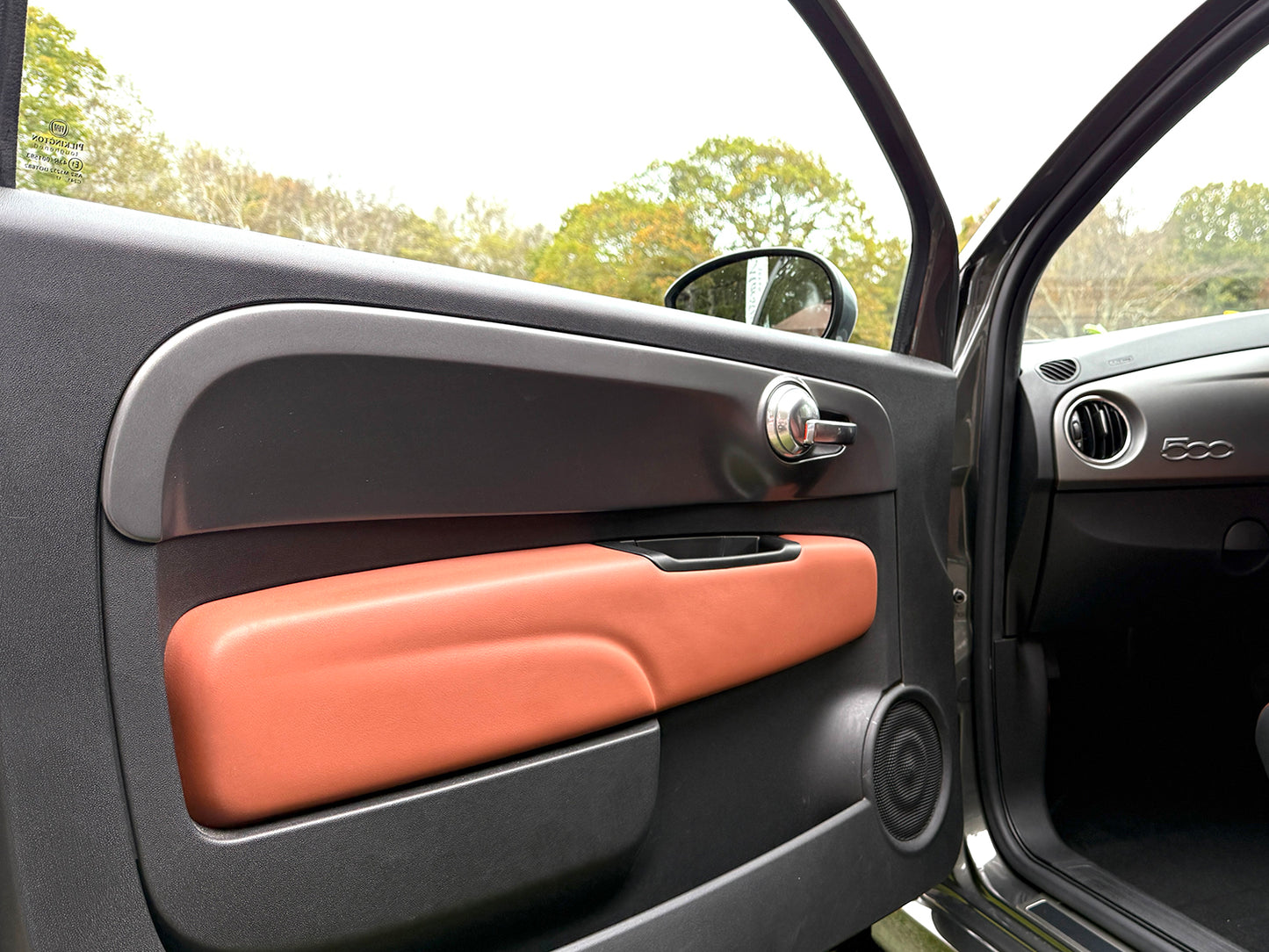 FIAT500　ABARTH500　ドアパネルプレート　カラードタイプ