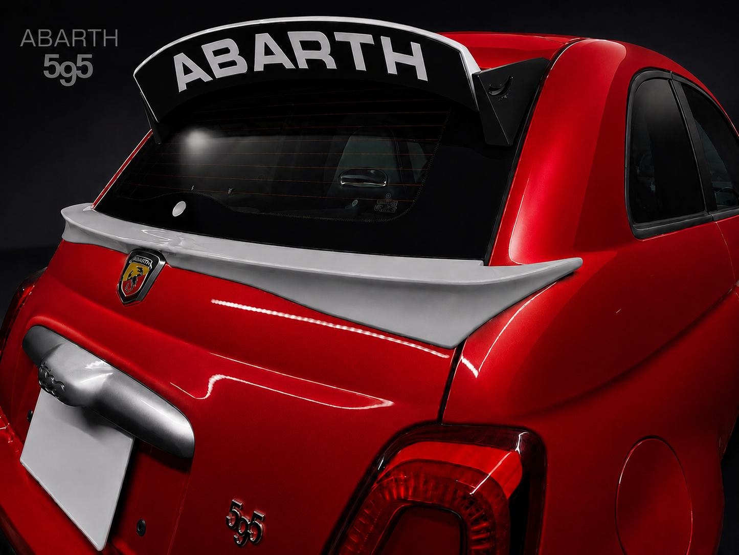 FIAT500　ABARTH500　リアゲートスポイラー　全シリーズ