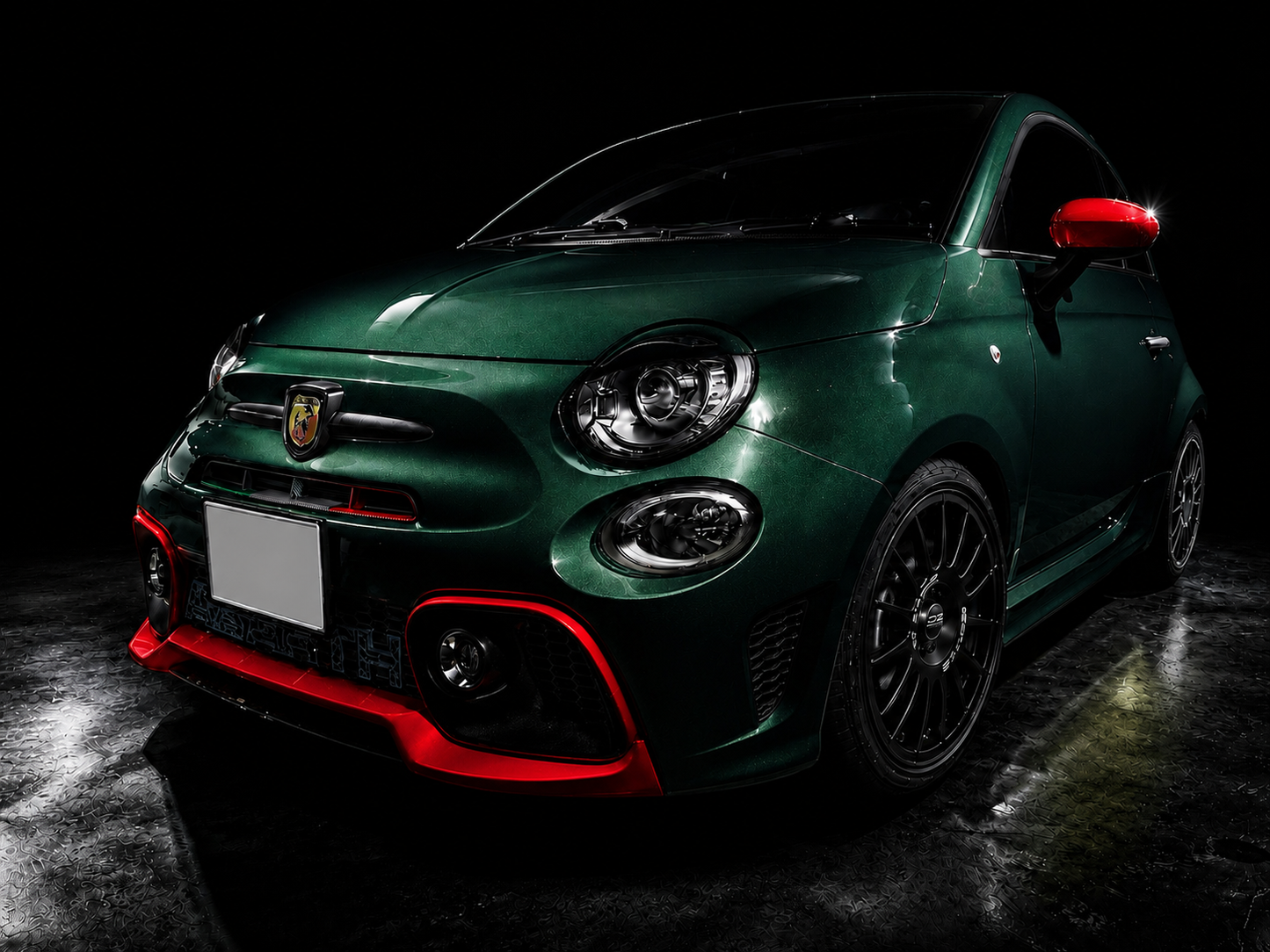 ABARTH500 フロントバンパーガーニッシュ　シリーズ4～