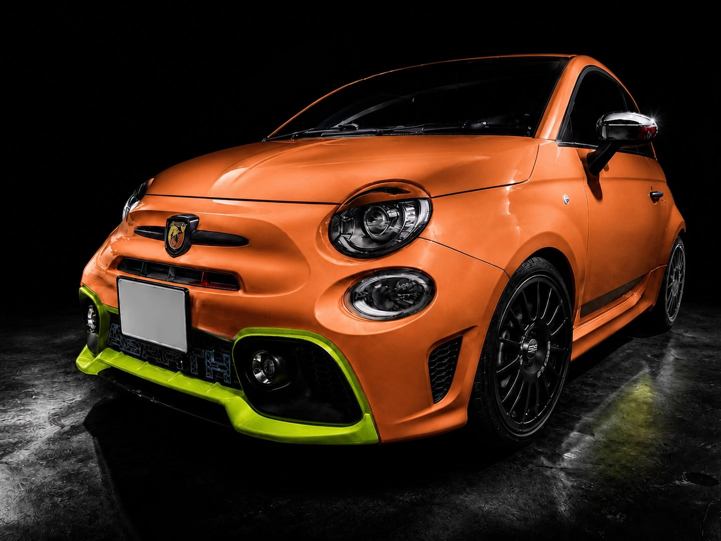 ABARTH500 フロントバンパーガーニッシュ　シリーズ4～