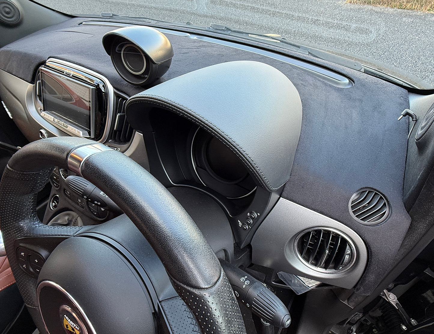 ABARTH500 ダッシュボードパネル 右ハンドル用　シリーズ3　タイプP（Pro fit）