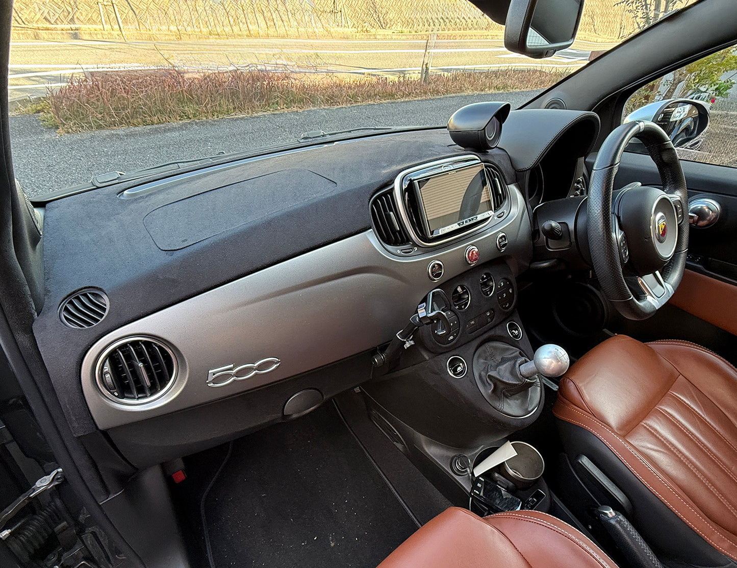 ABARTH500 ダッシュボードパネル 右ハンドル用　シリーズ3　タイプE（easy fit）