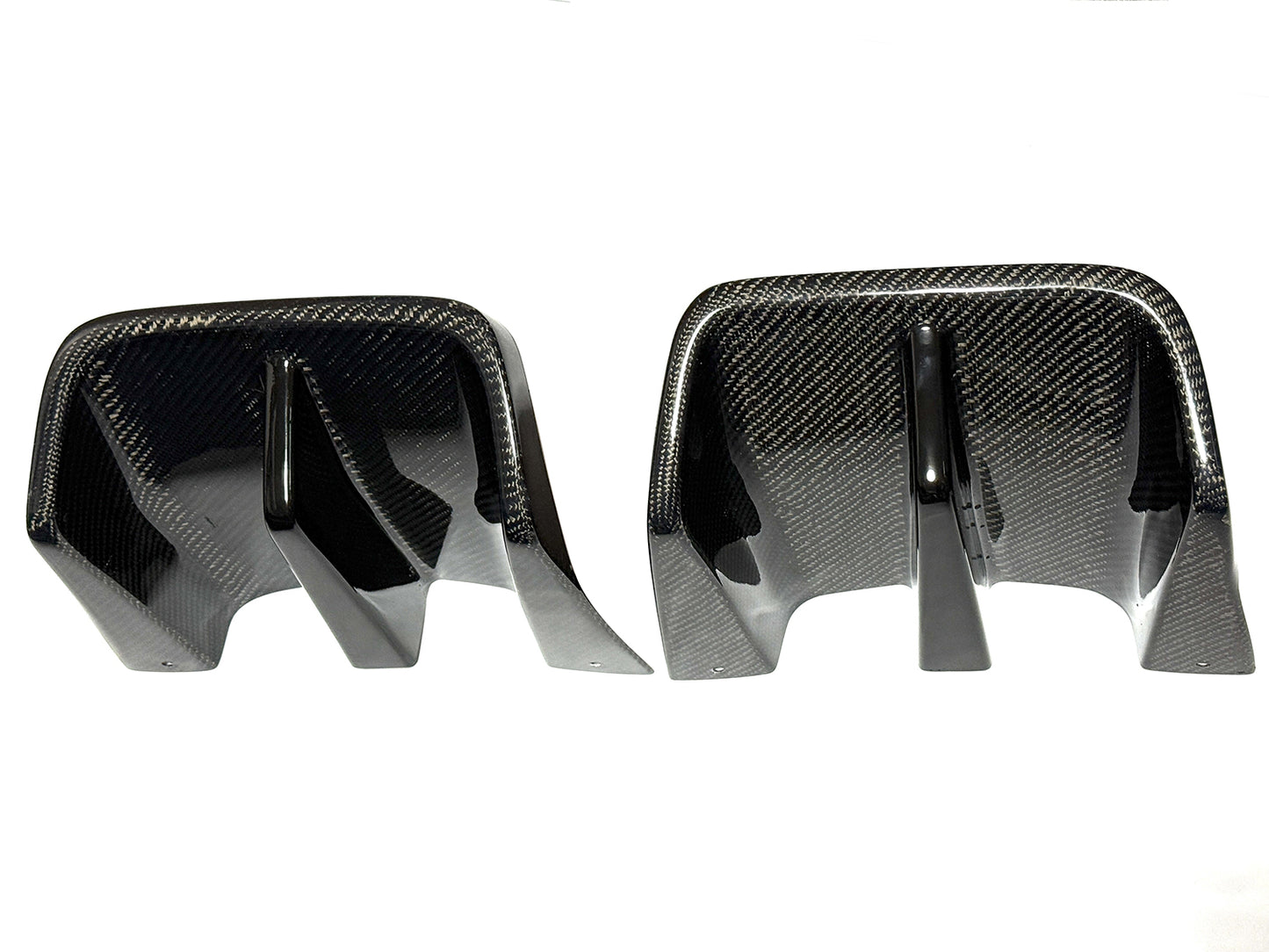 ABARTH500　リアディフューザー用セパレートL/Rフィンパネルセット　シリーズ4～