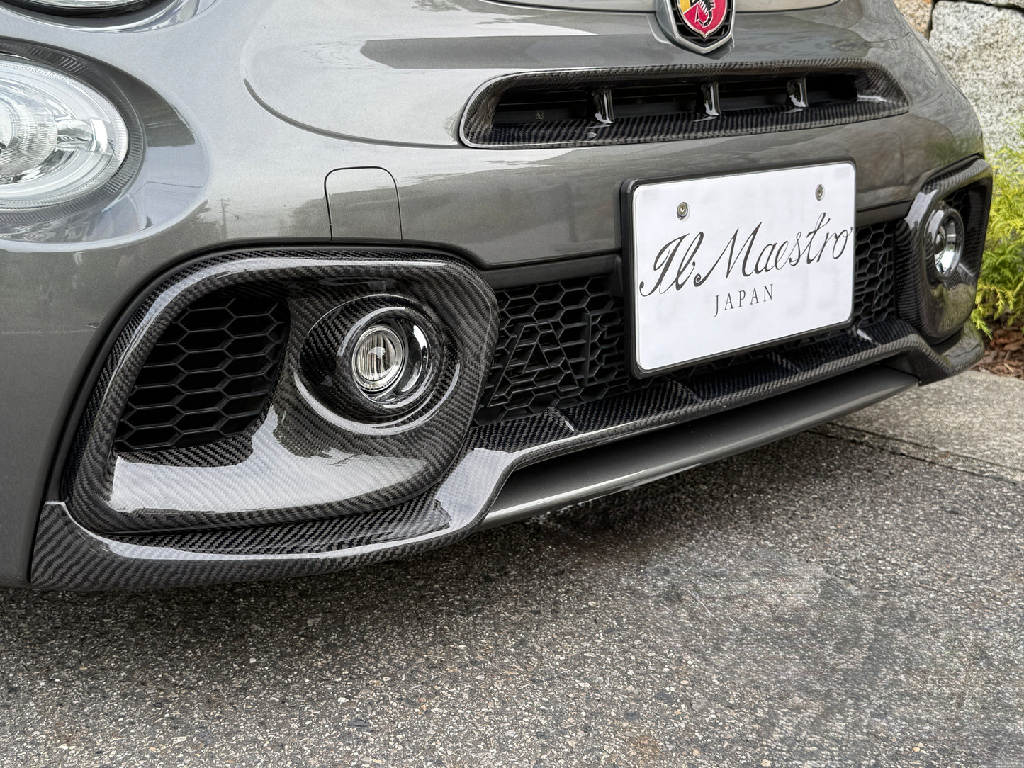 ABARTH500　フォグランプガーニッシュ　シリーズ4～