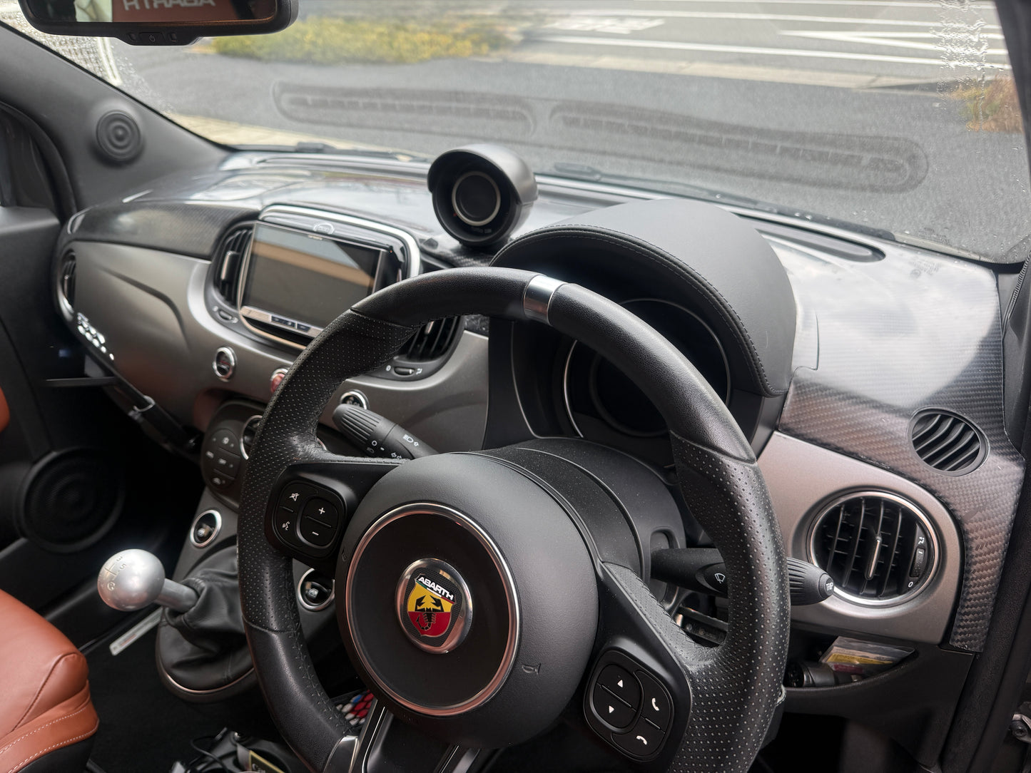 ABARTH500 ダッシュボードパネル 右ハンドル用　シリーズ3　タイプE（easy fit）