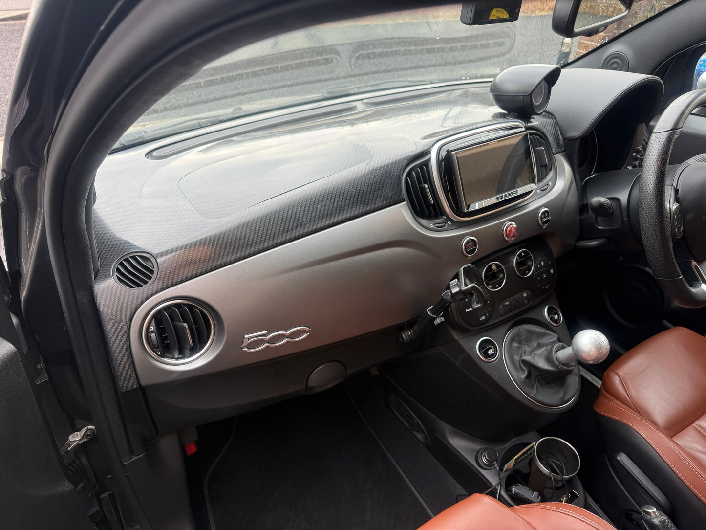 ABARTH500 ダッシュボードパネル 右ハンドル用　シリーズ3　タイプP（Pro fit）