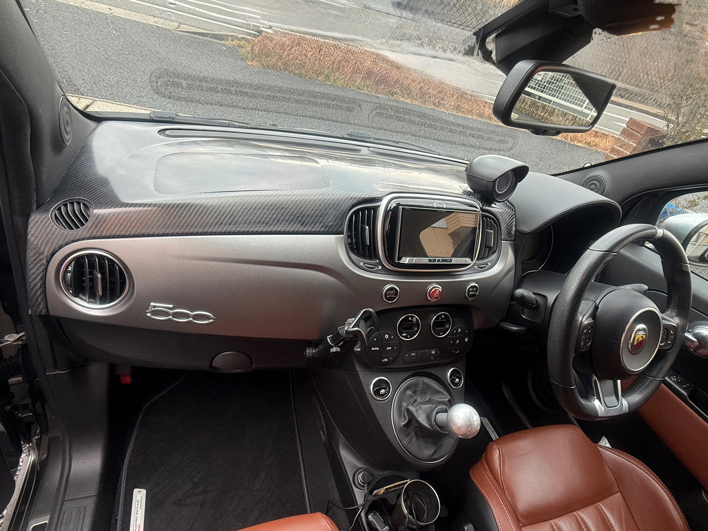 ABARTH500 ダッシュボードパネル 右ハンドル用　シリーズ3　タイプP（Pro fit）