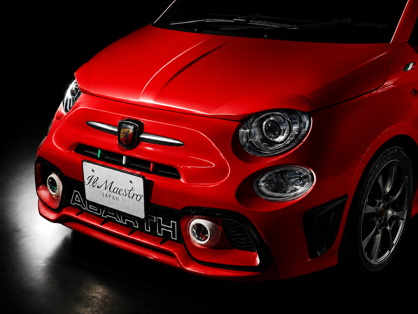 ABARTH500 フロントバンパーガーニッシュ　シリーズ4～