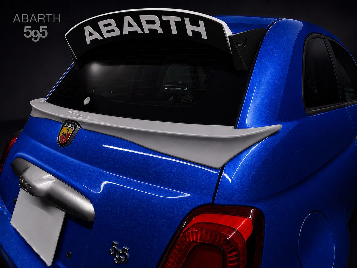 FIAT500　ABARTH500　リアゲートスポイラー　全シリーズ
