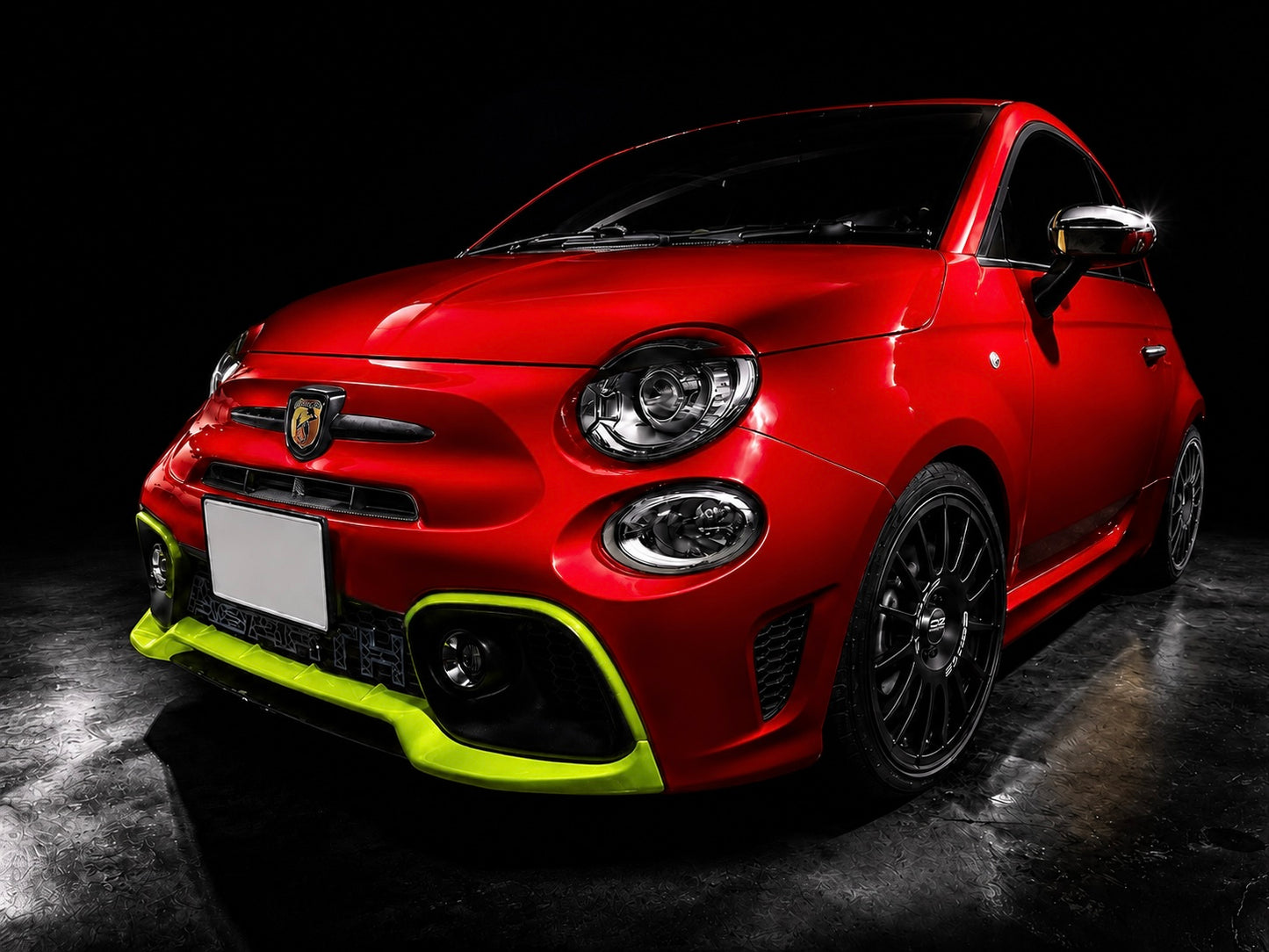 ABARTH500 フロントバンパーガーニッシュ　シリーズ4～