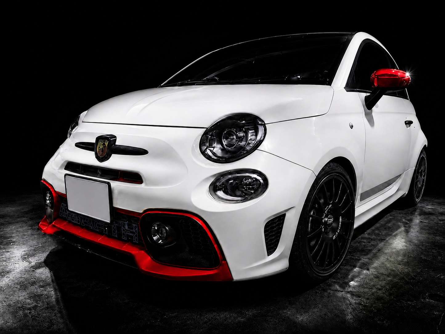 ABARTH500 フロントバンパーガーニッシュ　シリーズ4～