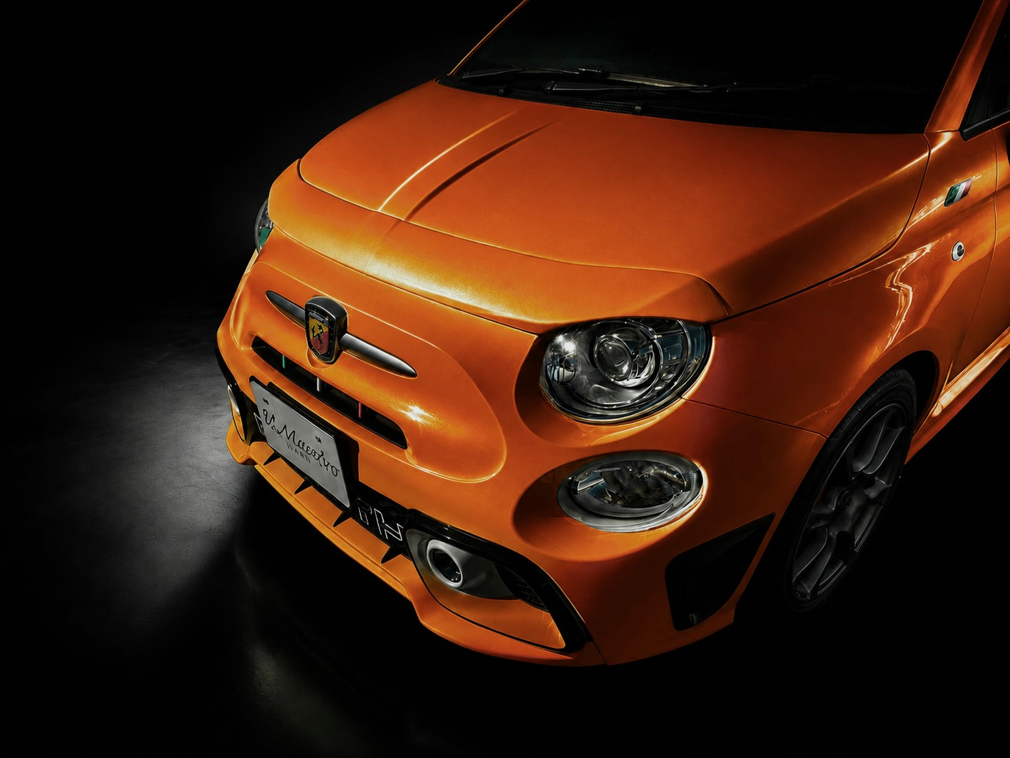 FIAT500　ABARTH500　ボンネットノーズガーニッシュ　全シリーズ