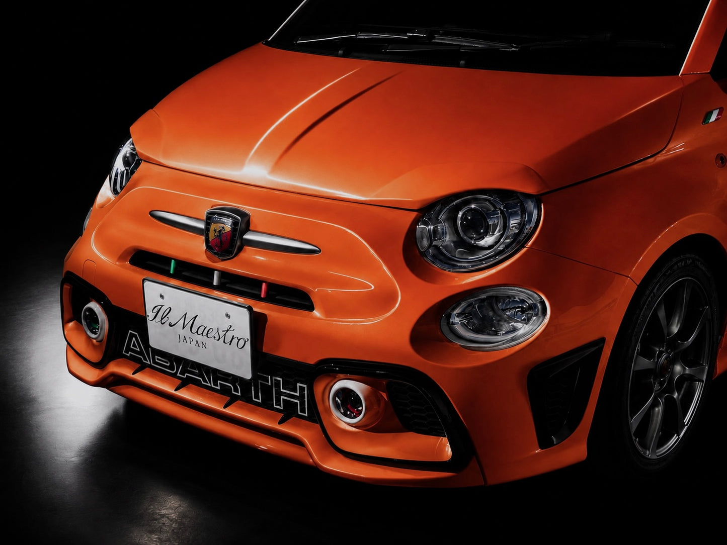 ABARTH500 フロントバンパーガーニッシュ　シリーズ4～