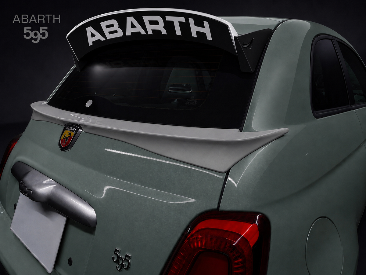 FIAT500　ABARTH500　リアゲートスポイラー　全シリーズ