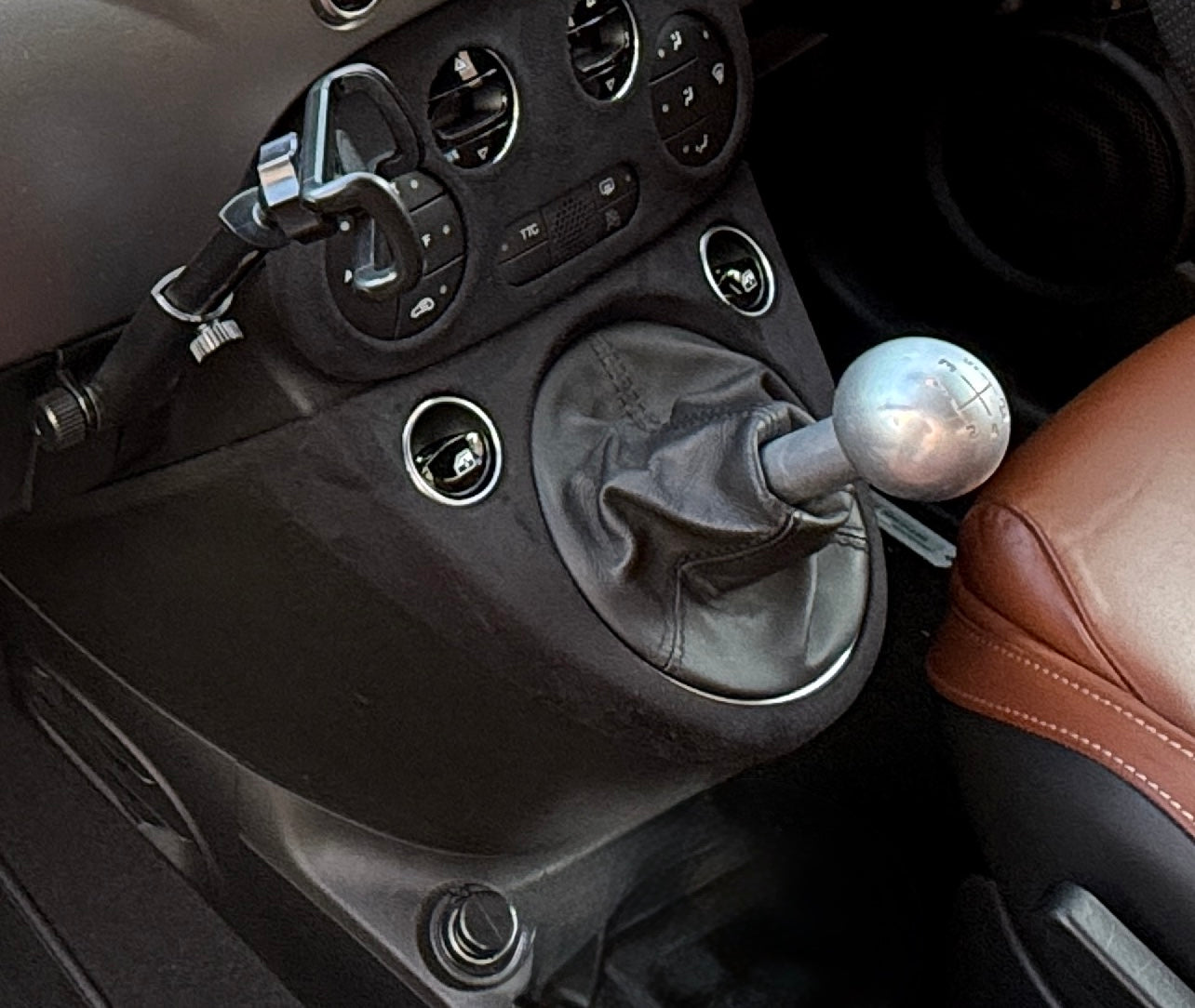 FIAT500　ABARTH500　シフトゲートパネル　シリーズ4～