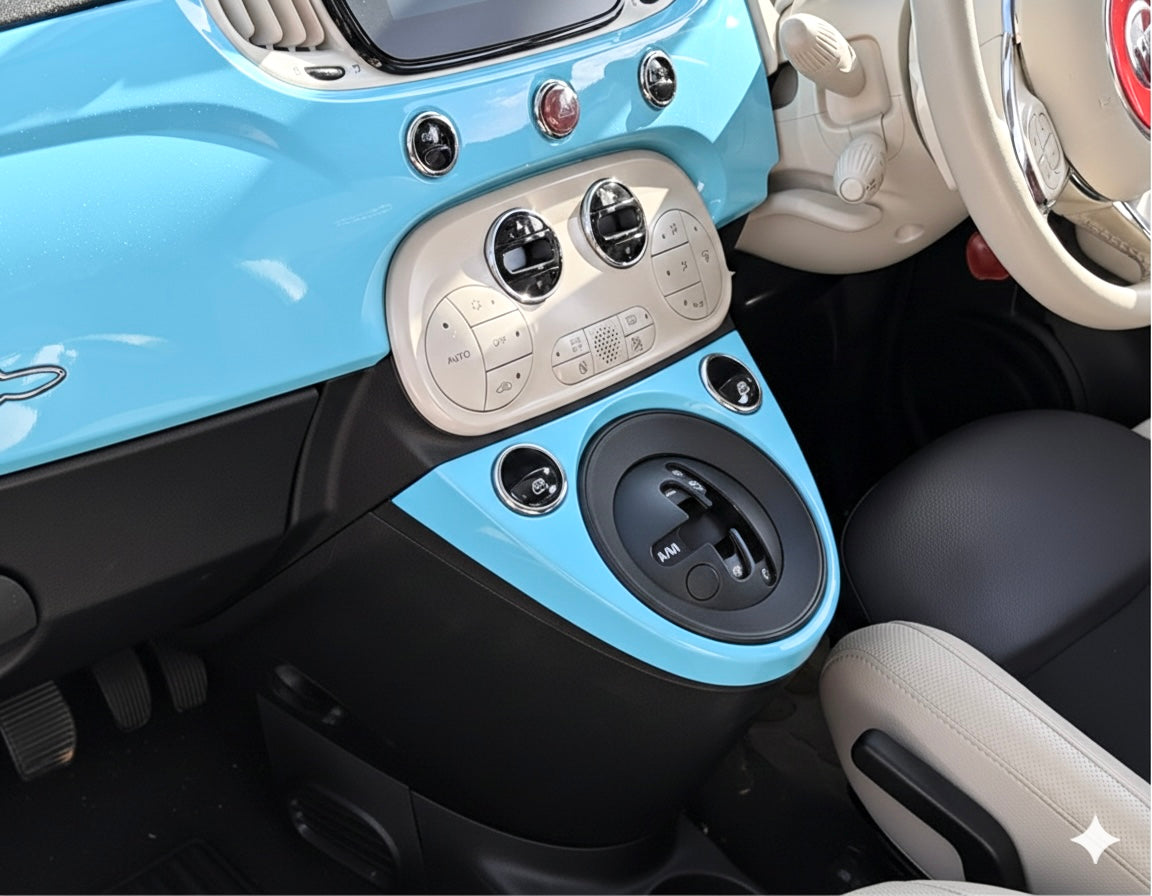 FIAT500　ABARTH500　シフトゲートパネル　シリーズ4～