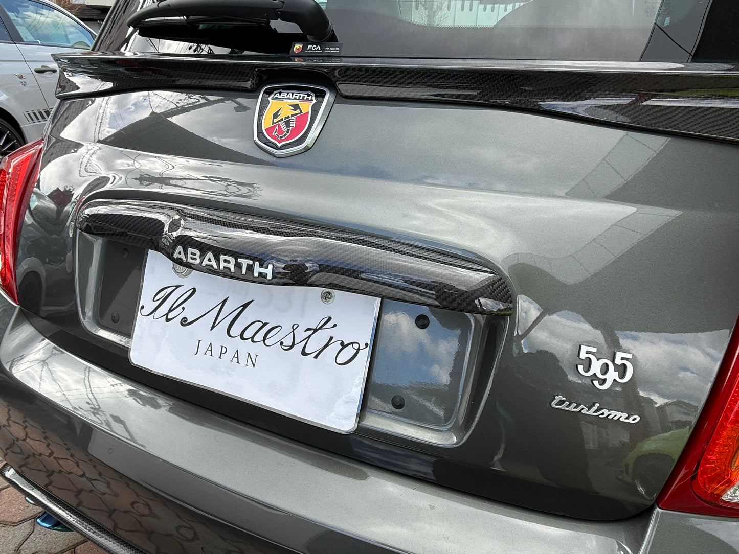 FIAT500　ABARTH500　ライセンスランプガーニッシュ　全グレード