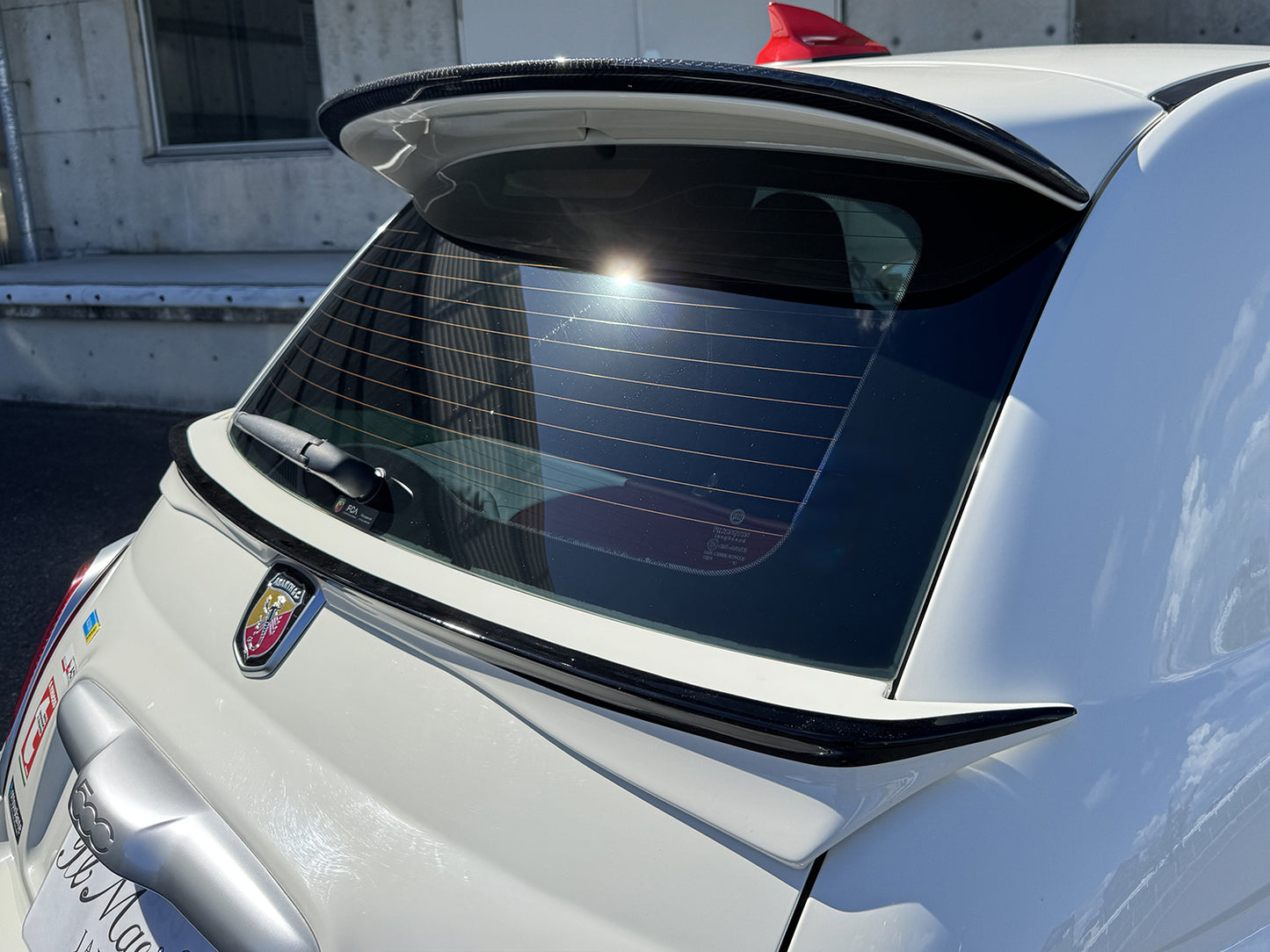 FIAT500　ABARTH500　リアゲートスポイラー　全シリーズ