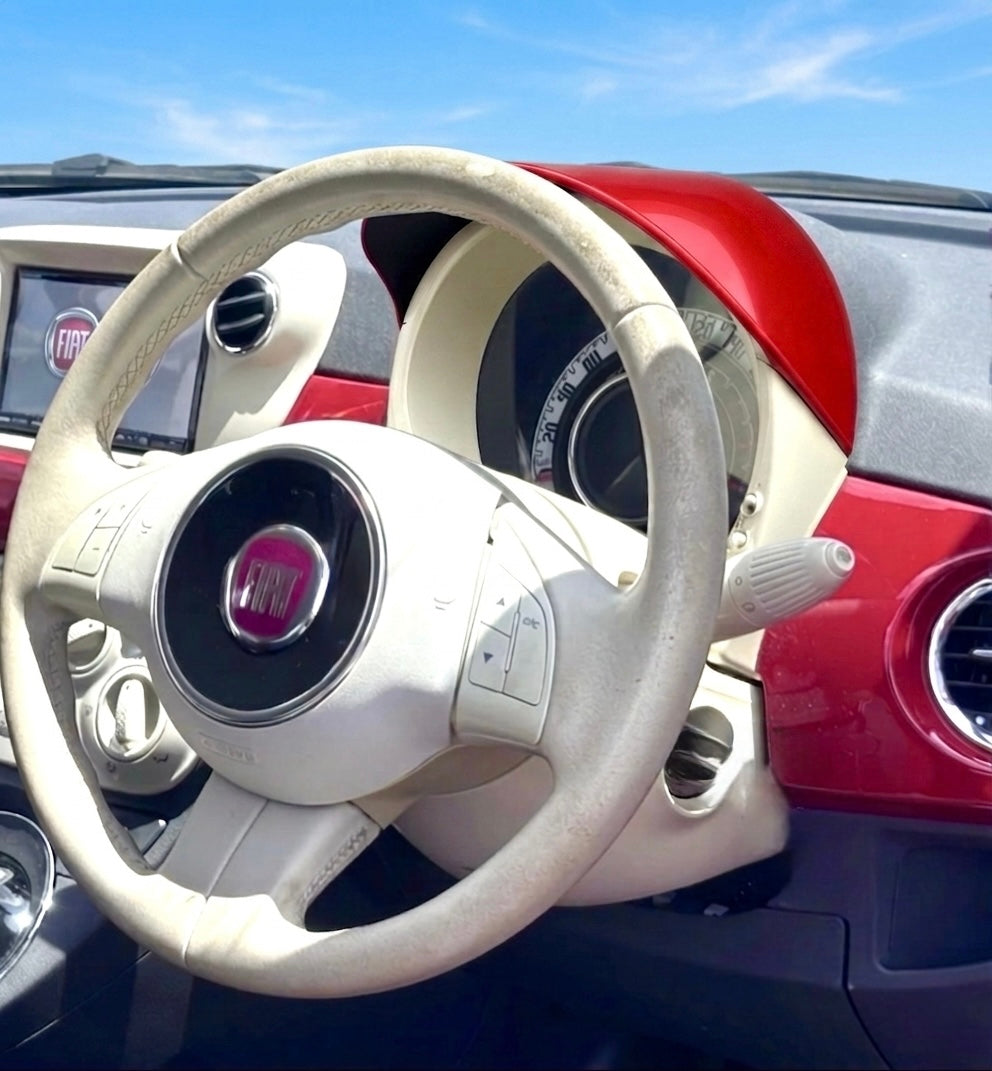 メーターバイザー　FIAT500 シリーズ～3　前期右ハンドル用
